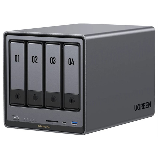 Ugreen NASync DXP4800 Plus NAS Desktop Intel� Pentium� 8 GB DDR5 UGOS PRO Black 35602