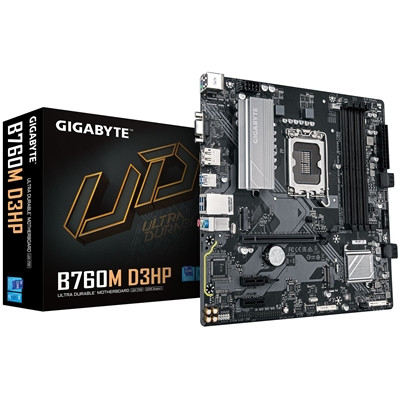 Gigabyte B760M D3HP Intel 1700 Socket Motherboard Micro-Atx 4X Ddr5 Slots 2X M.2 B760M D3HP
