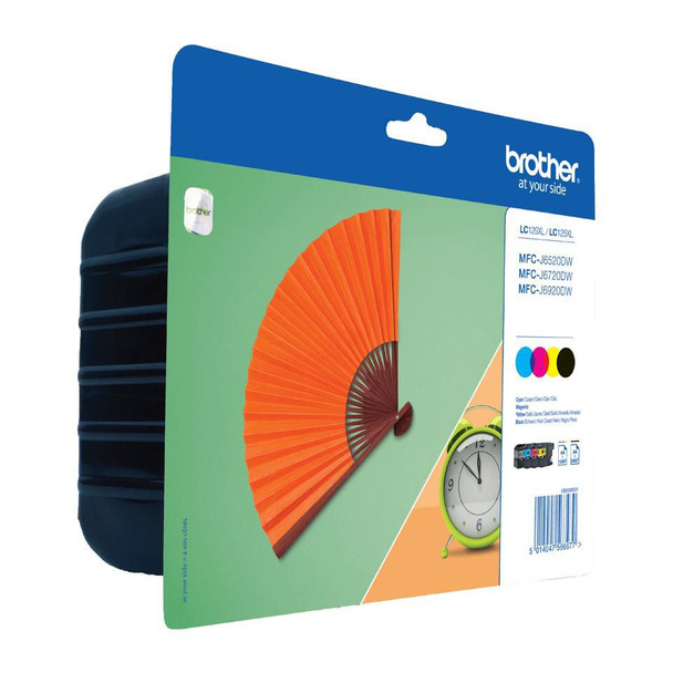Brother LC-129XLVALBPDR Ink Cartridge 4 PcS LC-129XLVALBPDR