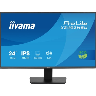 Iiyama Prolite Monitor X2492HSU-B1 24-" Full Hd Ips 120Hz Black 4-Side Slim Beze X2492HSU-B1