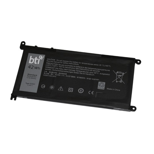 BTI FY8XM compatible 42Wh 3-cell battery for Dell Chromebook 3180 FY8XM-BTI