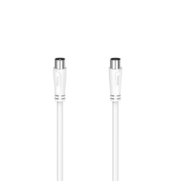Hama 205046 6 Coaxial Cable 3 M White 205046