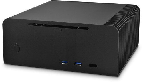 Streacom FC8 ALPHA Black Fanless Home Theatre Aluminium Chassis ST-FC8-BLACK-ALPHA