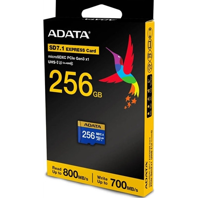 Adata Premier Extreme 256Gb Microsdxc Sd7.1 Express Card Nintendo Switch 2 Ready UD256GEX3L1-C