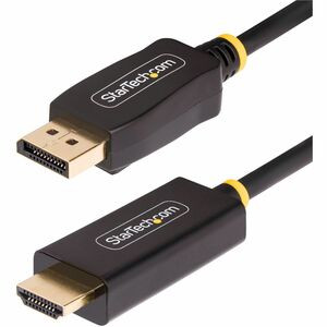 Startech 6.6Ft 2M Displayport To Hdmi Adapter Cable 4K 60Hz With Hdr Dp To Hdmi 6F-DP-HDMI-4K60-HDR