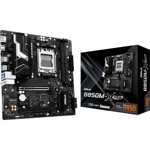 Asrock B850M-X R2.0 AMD B850 Socket AM5 Micro ATX B850M-X R2.0