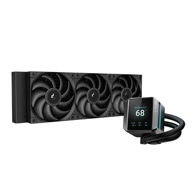 Deepcool Mystique 360 Cpu Cooler Argb Personalized Cooling With 2.8" Tft Lcd Scr R-LX750-BKDSNMP-G-1
