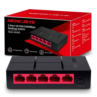 Mercusys MS105G 5 Port Gigabit Ethernet Network Switch MS105G