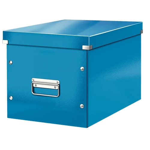 Leitz Box Click & Store WOW Cube Large Storage Box Blue 61080036 61080036