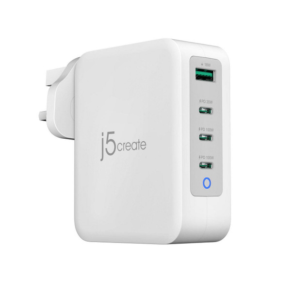 j5create JUP43130F-FN 130W Gan Usb-C� 4-Port JUP43130F-FN