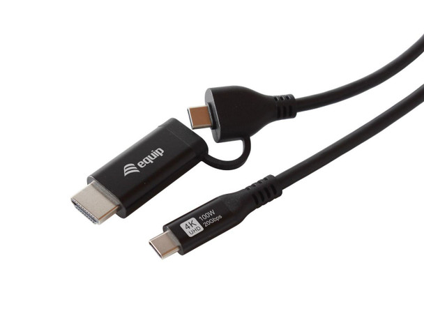 Equip 128435 2 In 1 Usb-C To C + Hdmi 128435