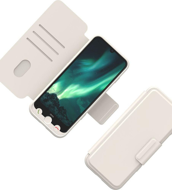 Doro 380288 Aurora A31 Wallet Case Bone 380288