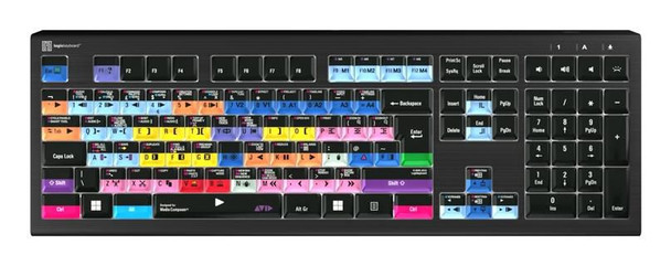Logickeyboard LKB-MCOMP-A2PC- Avid Media Composer Astra 2 LKB-MCOMP-A2PC-UK