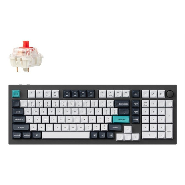 Keychron Q5 Max keyboard Universal USB + RF Wireless + Bluetooth QWERTY  Engli Q5M-M1-UK