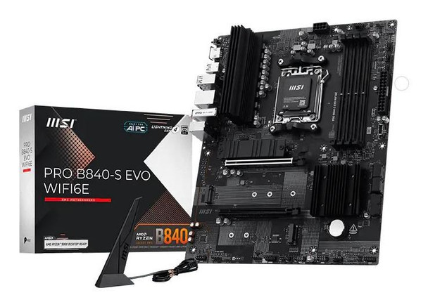 MSI 911-7E93-001 Pro B840-S Evo Wifi6E Amd 911-7E93-001