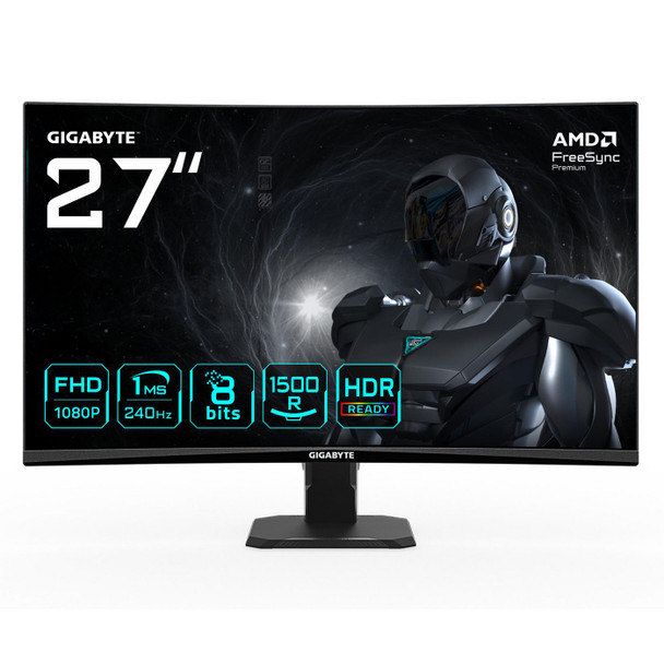 Gigabyte GS27FC2 EK Gs27Fc2 27" Fhd Curved Gaming GS27FC2 EK