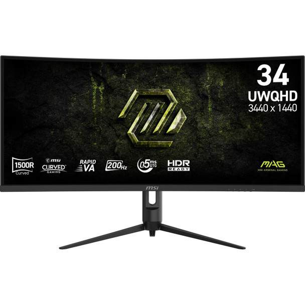 MSI MAG 342CQRF E20 Computer Monitor 86.4 Cm MAG 342CQRF E20