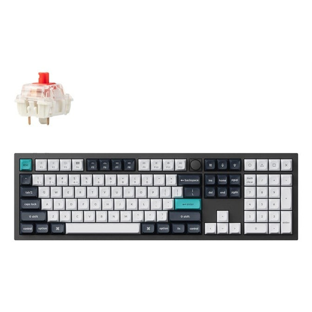 Keychron Q6 Max keyboard Universal USB + RF Wireless + Bluetooth QWERTY  Engli Q6M-M1-UK