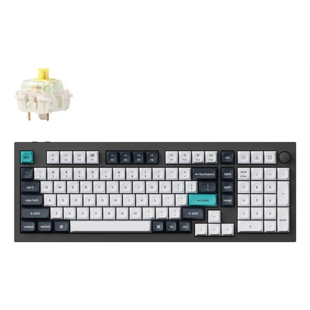 Keychron Q5 Max keyboard Universal USB + RF Wireless + Bluetooth QWERTY  Engli Q5M-M4-UK