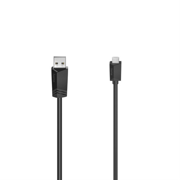 Hama Micro-USB Cable USB 2.0 480 Mbit/s 3m Black 00200609