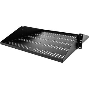 Startech 2U Vented Server Rack Shelf Center Mount Fixed 20" Deep Cantilever Rack SHELF-2U-20-CENTER-V