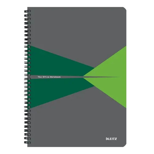 Leitz Office Notebook A4 squared wirebound with cardboard cover 46471055 46471055