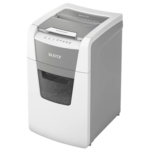 Leitz IQ Autofeed Office 150 Automatic Cross Cut Paper Shredder P4 44L - White 8 80131000