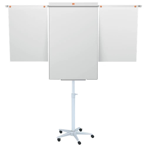 Nobo Impression Pro Mobile Steel Magnetic Whiteboard Easel with Extended Display 1901920
