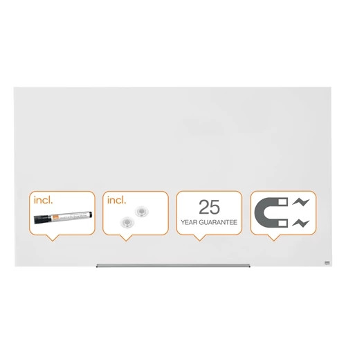 Nobo Impression Pro Glass Magnetic Whiteboard 1900x1000mm 1905178 1905178