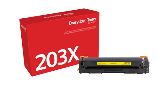 Xerox Everydayôäó Yellow Toner By Compatible With Hp 203X Cf542X High Capacity. 006R04182