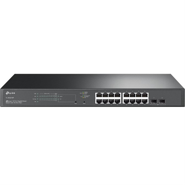 TP-Link JetStream 18-Port Gigabit Smart Switch with 16-Port PoE+ SG2218P
