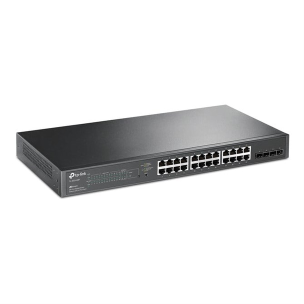 TP-Link JetStream 28-Port Gigabit Smart PoE Switch with 24-Port PoE+ SG2428P