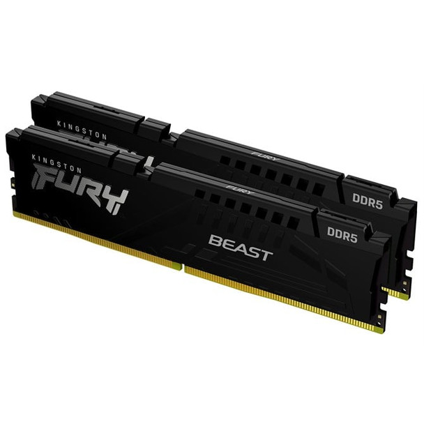 Kingston Technology FURY Beast 16GB 5600MT/s DDR5 CL40 DIMM Kit of 2 Black KF556C40BBK2-16