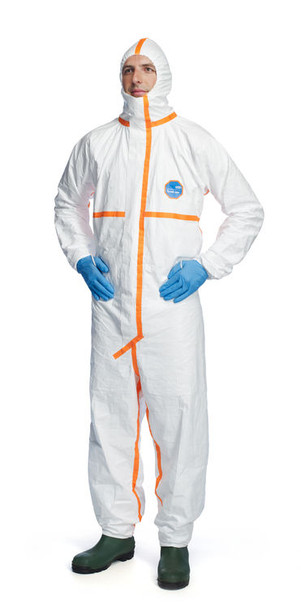 Tyvek® 800J Hooded Coverall White Size M TBSH800JM