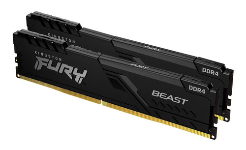 Kingston Technology FURY 32GB 3200MT/s DDR4 CL16 DIMM Kit of 2 Beast Black KF432C16BBK2/32