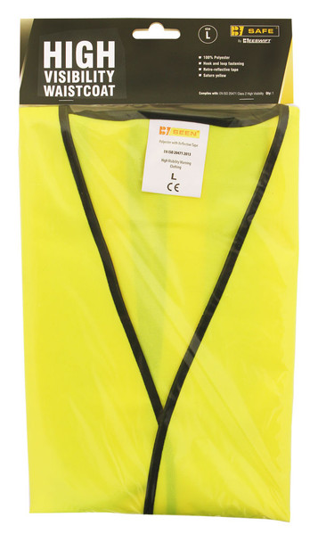 Hi Visibility Vest Saturn Yellow Size L BS062L