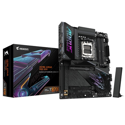 Gigabyte X870E AORUS PRO X3D Amd Am5 Socket Motherboard Atx 4X Ddr5 Slots 4X M.2 X870E AORUS PRO X3D