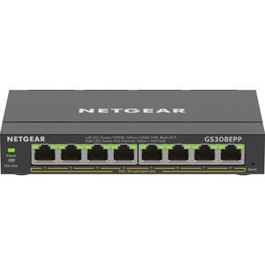 Netgear Gs308Epp Managed L2/L3 Gigabit Ethernet 10/100/1000 Full Duplex Power Ov GS308EPP-100UKS