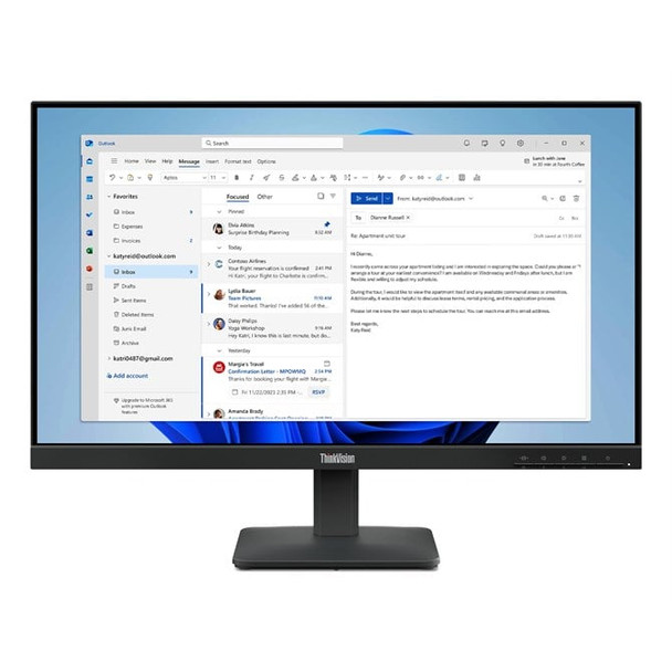 Lenovo ThinkVision S24-4e Monitor 64B5KAT1UK