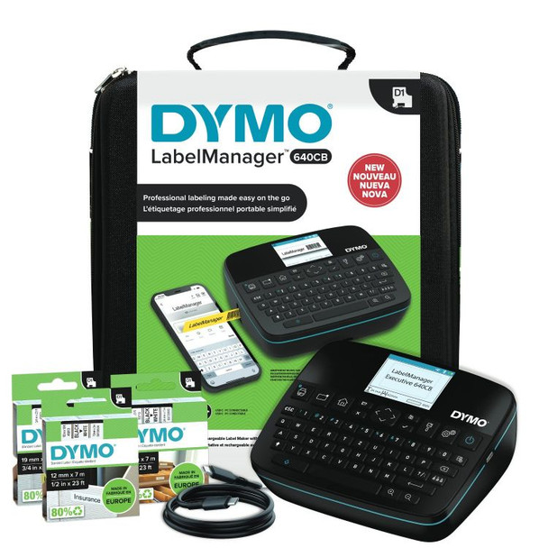 Dymo LabelManager Executive 640CB Labelling Machine Kit LM640CBKIT