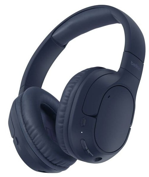 Belkin AUD009HQBL Headphones/headset Wireless Head-Band Calls/Music USB Type-C B AUD009HQBL