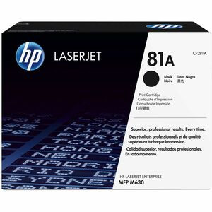 Hp 81A CF281A Original Laser Toner Cartridge Single Pack Black 1 Each 10500 Page CF281A