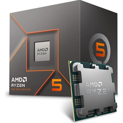 Md Ryzen 5 8400F 4.7Ghz 6 Core Am5 Processor 12 Threads 4.2Ghz Up To 4.7Ghz Boos 100-100001591BOX