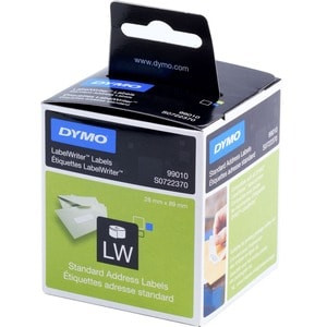 Dymo Standard Address Labels 28 X 89 Mm S0722370. Product Colour: White Label Ty S0722370