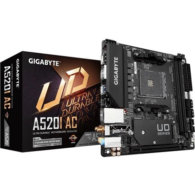Gigabyte A520I AC Ultra Durable Amd Am4 Socket Motherboard Mini-Itx 2X Ddr4 Slot A520I AC