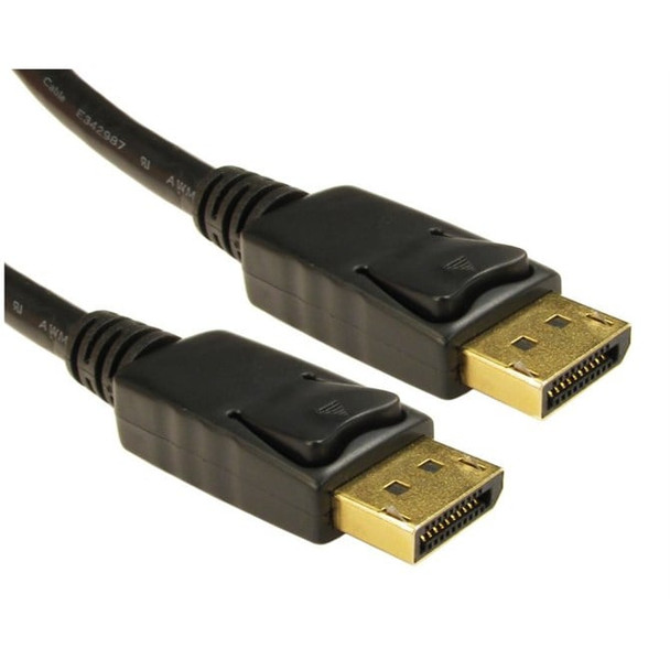 Cables Direct CDLDP-002LOCK DisplayPort cable 2 m Black CDLDP-002LOCK