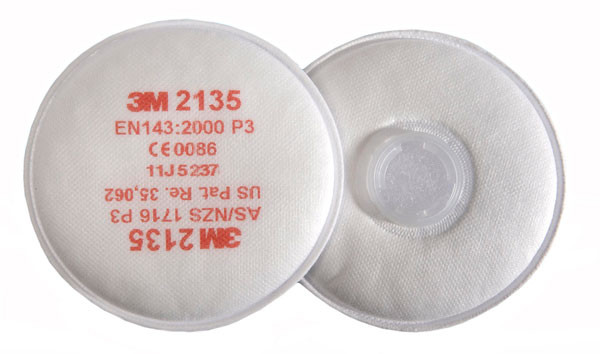 3M 2135 P3 Respirator Filter White 3M2135