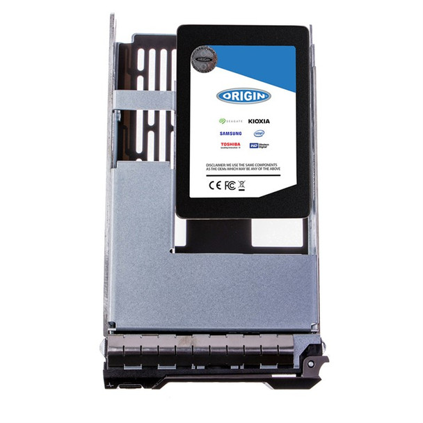 Origin Storage 3.84TB Hot Plug Enterprise SSD 3.5 SAS Read Intensive 12G 1 DWPD DELL-3840ESASRI-S11