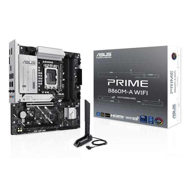 ASUS PRIME B860M-A WIFI Intel B860 LGA 1851 Socket V1 Micro ATX 90MB1JY0-M0EAY0