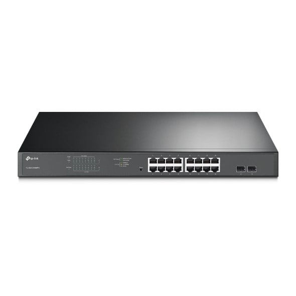 TP-Link JetStream 16-Port Gigabit Easy Smart PoE/PoE+ Switch TL-SG1218MPE